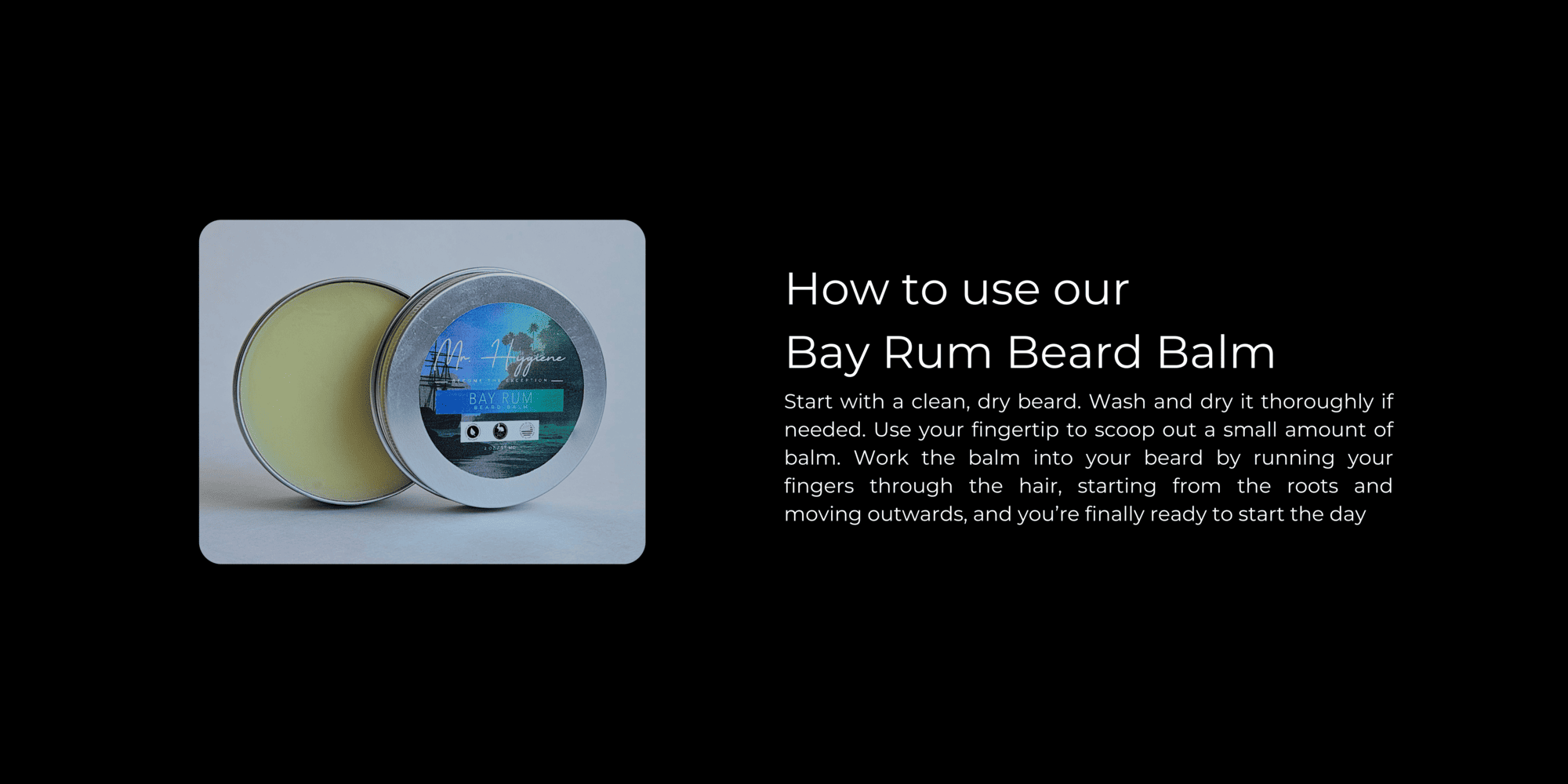 Bay Rum Beard Balm How to Use
