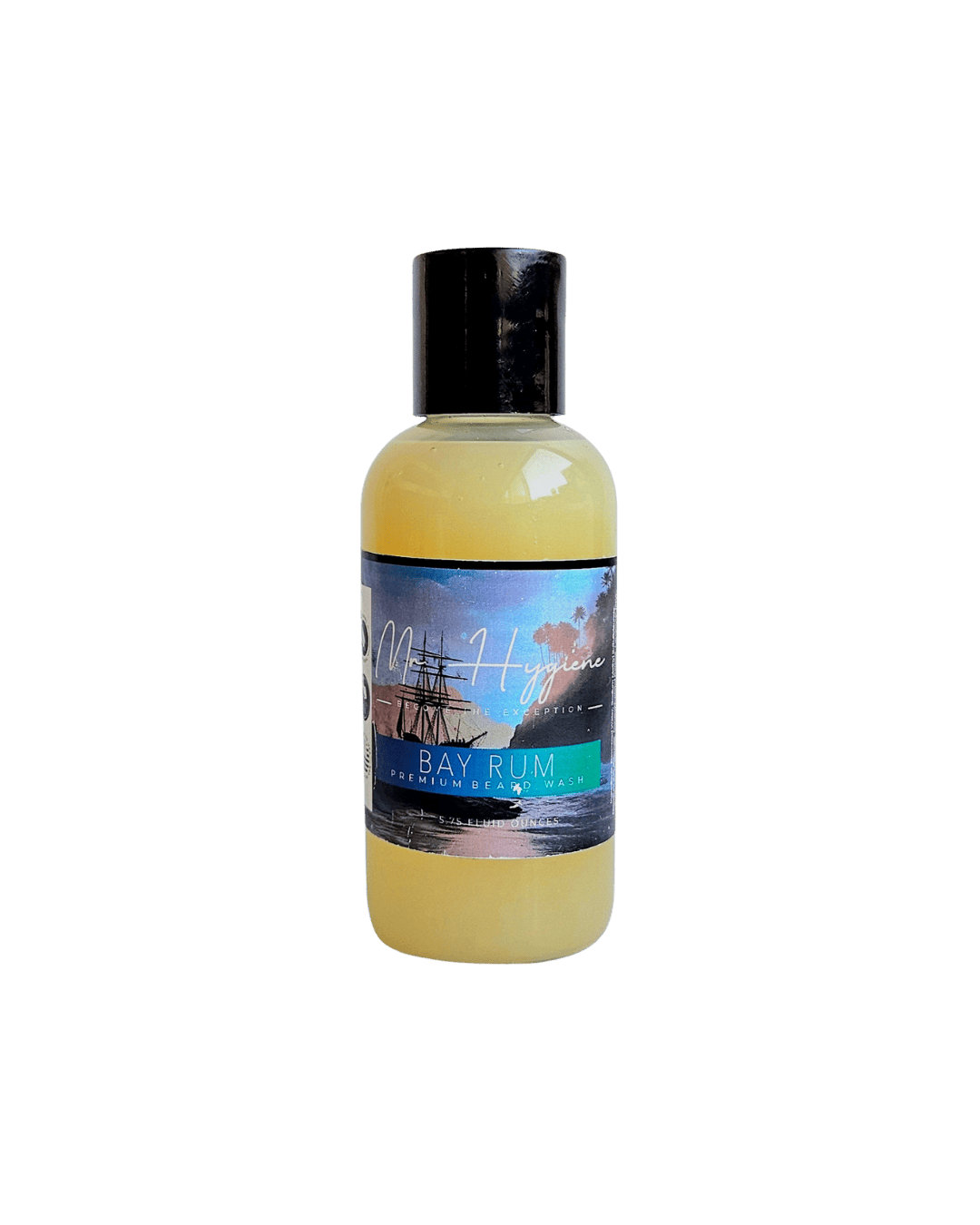 bay rum beard wash front view