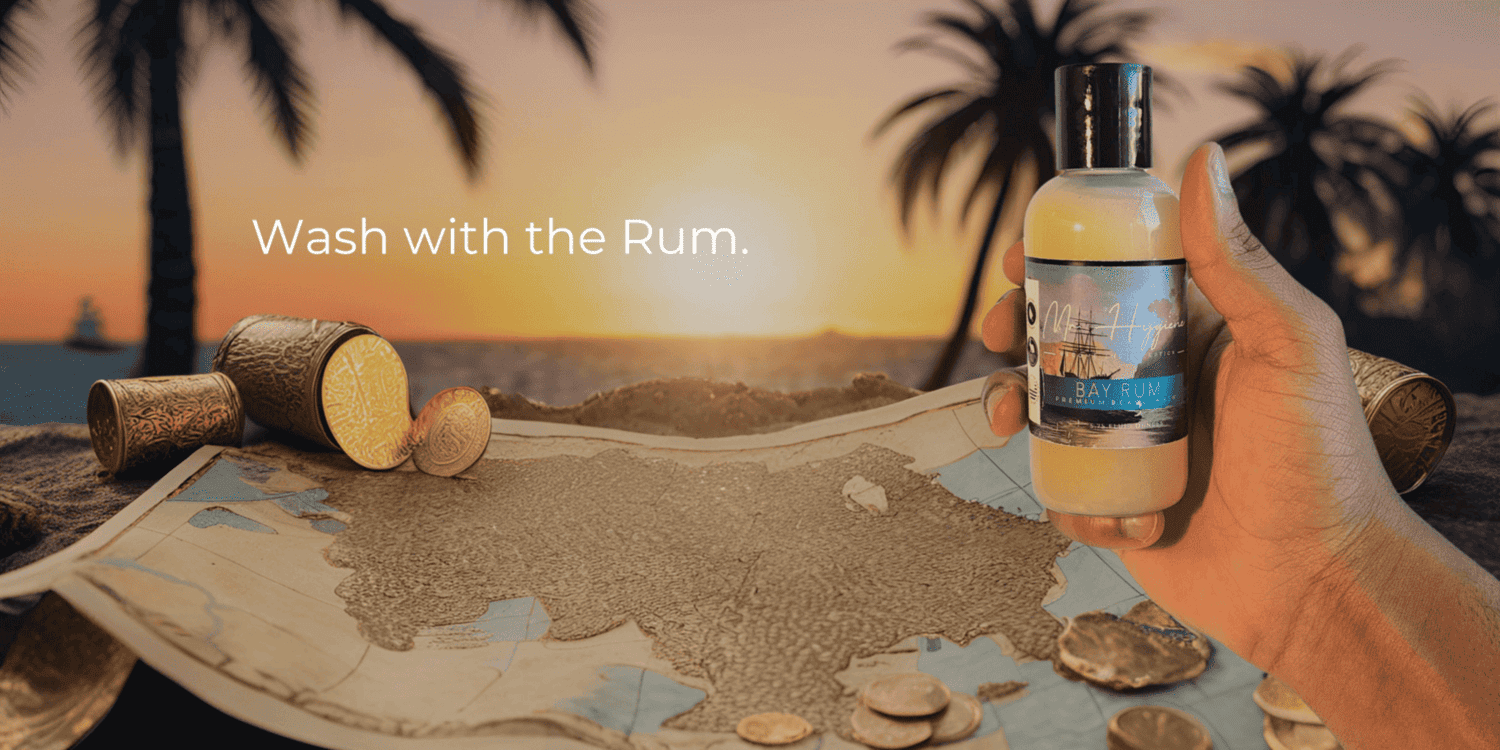 Bay Rum Beard Wash with Map