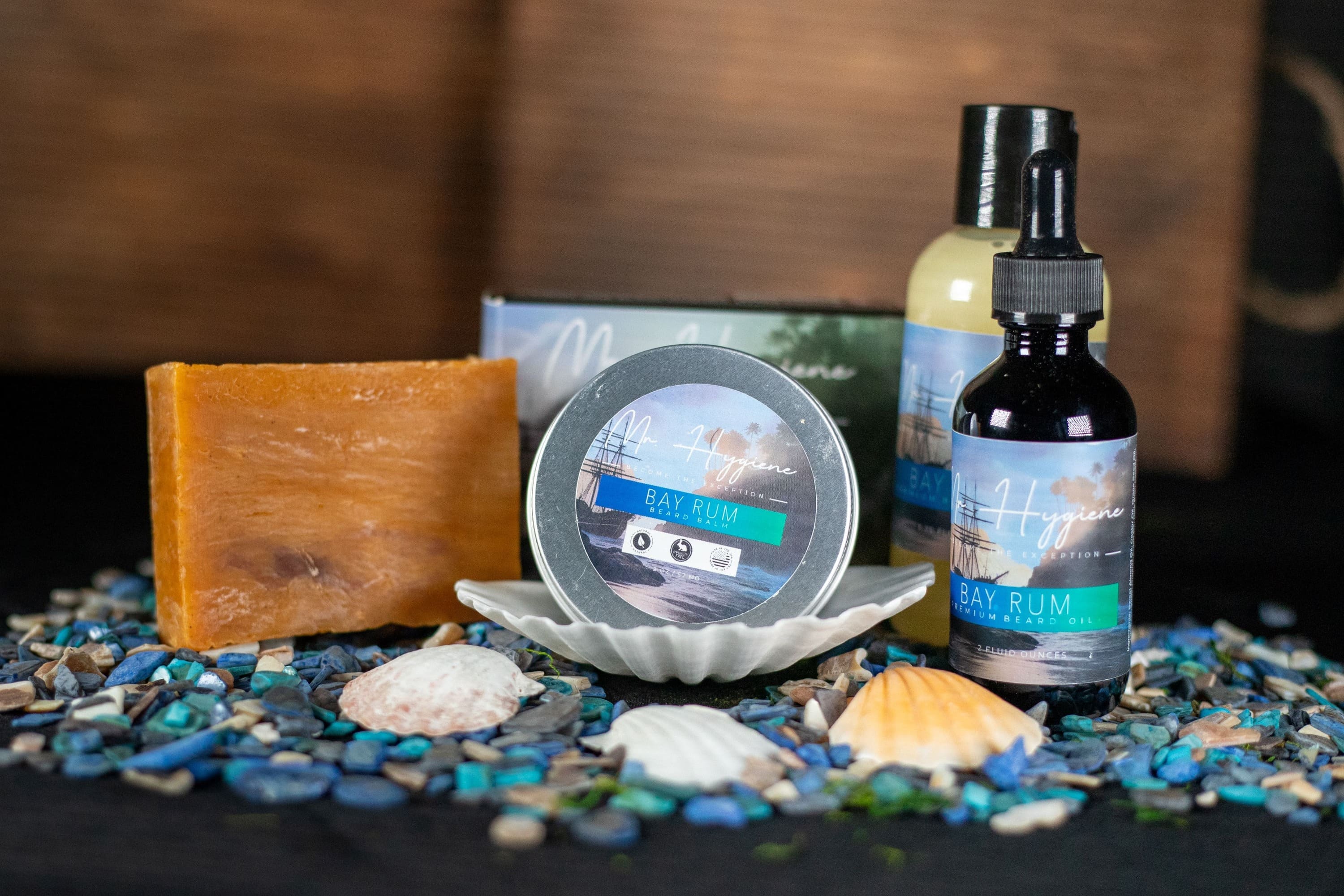 Bay Rum Hygiene Products Front
