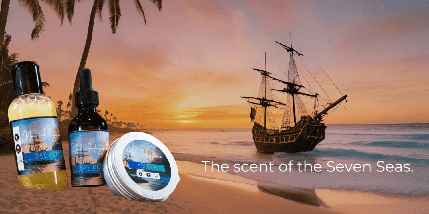 Bay Rum Mens Beard Kit