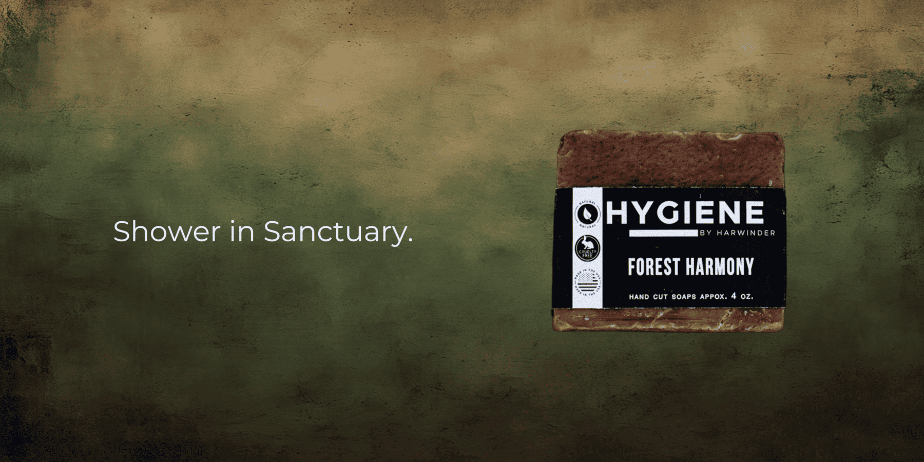 Forest Harmony Soap Banner