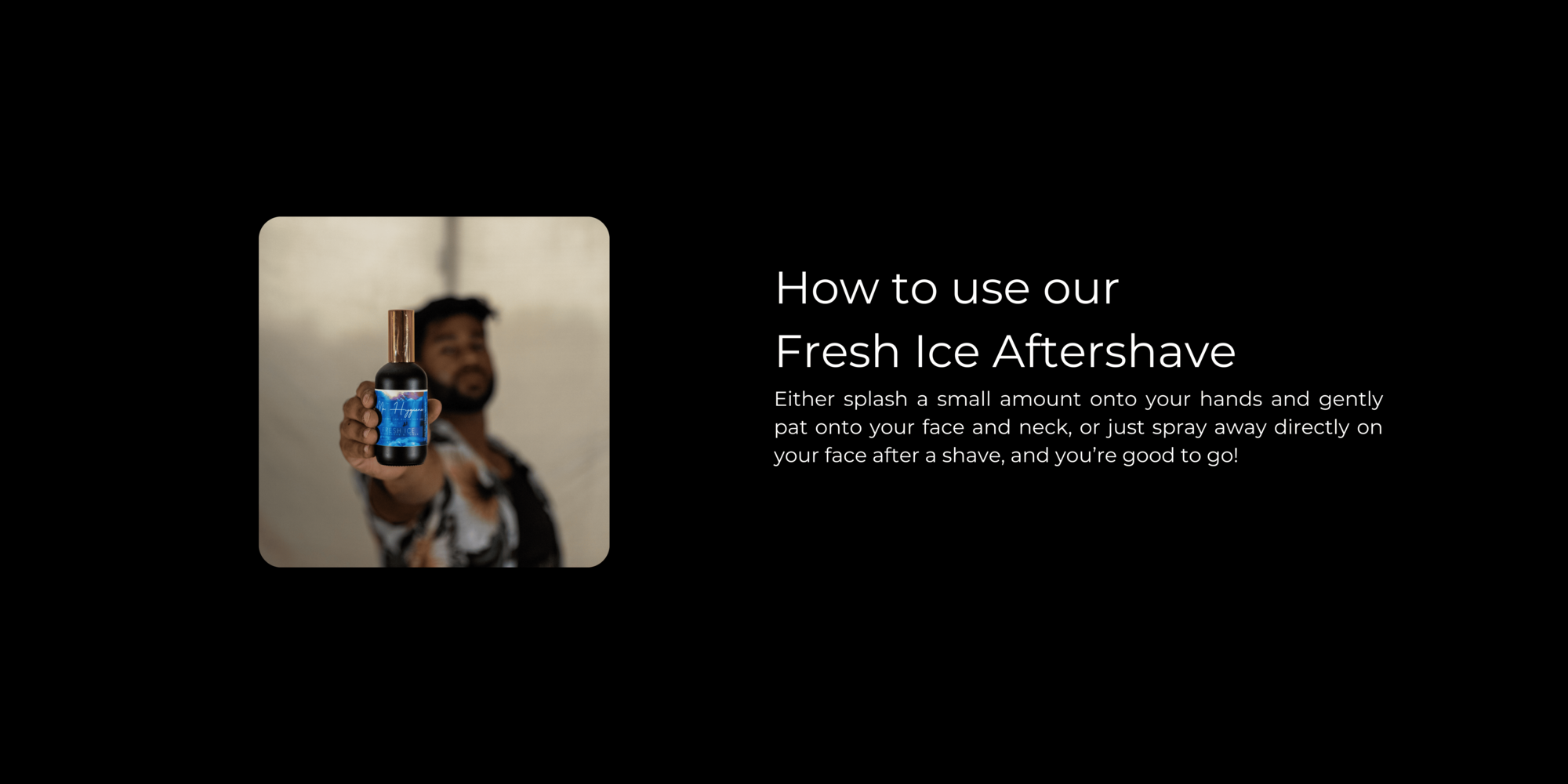 fresh ice aftershave how to use