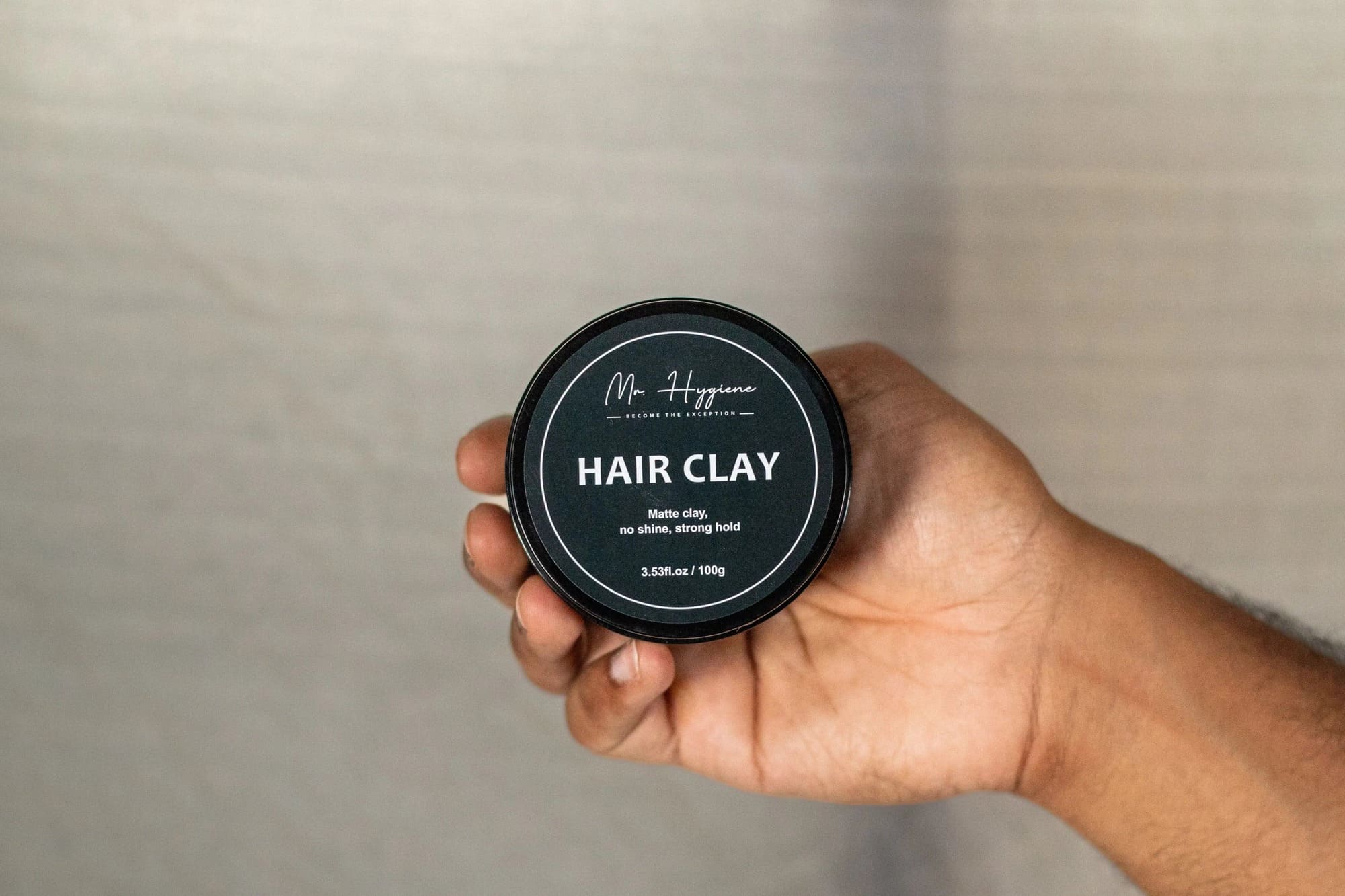 Hair Clay in hand