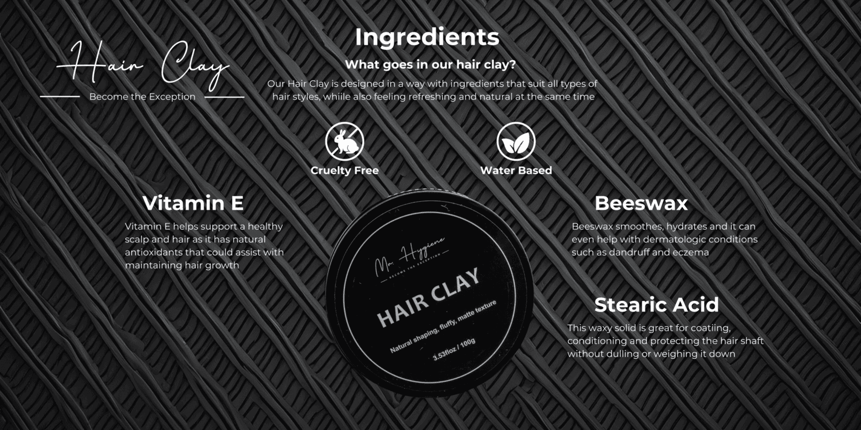 Hair Clay Ingredients