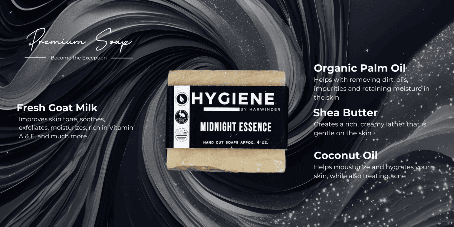 Midnight Essence Bar Soap Ingredients