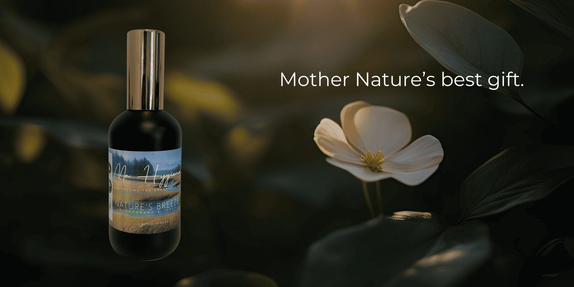 Natural Aftershave Banner