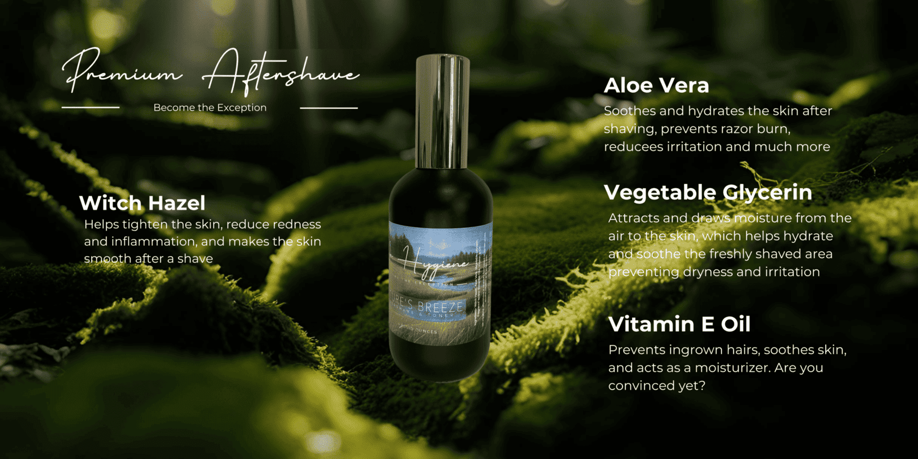 Natural Aftershave Ingredients