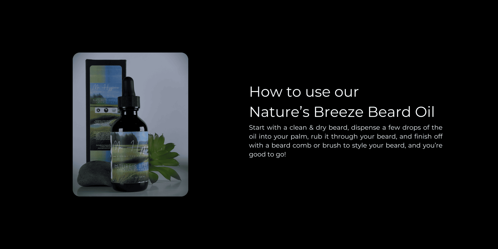 Organic Beard Oil How to Use