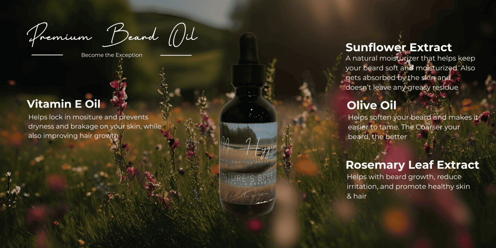 Organic Beard Oil Ingredients