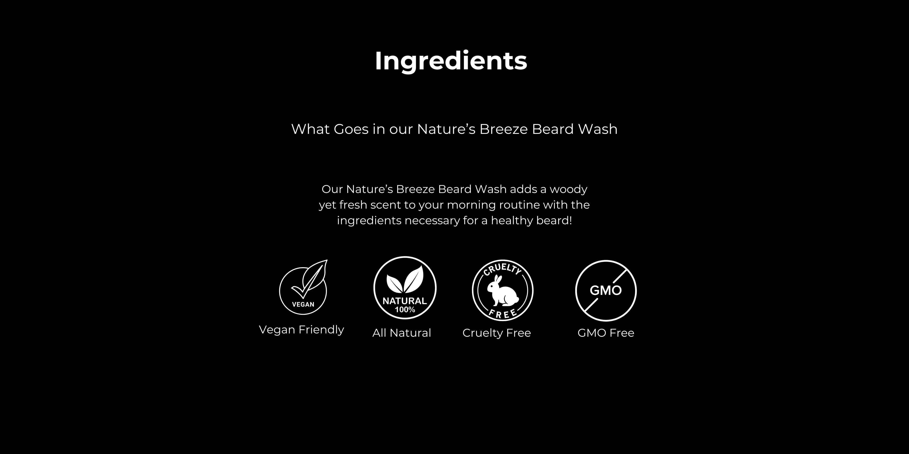 Organic Beard Wash Benefits