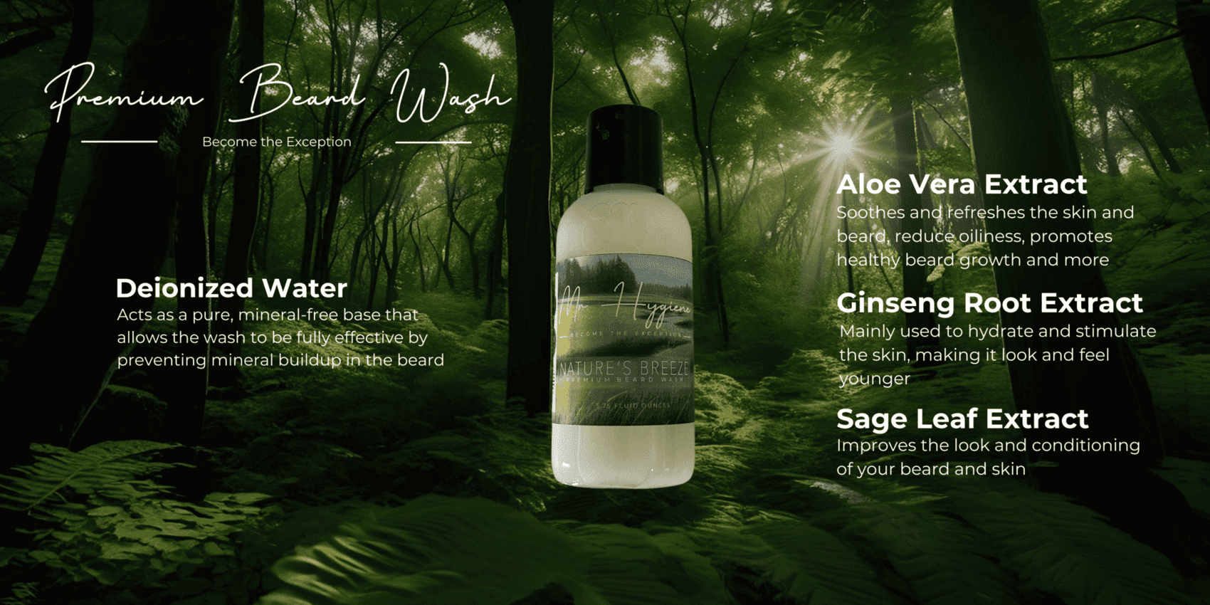 Organic Beard Wash Ingredients