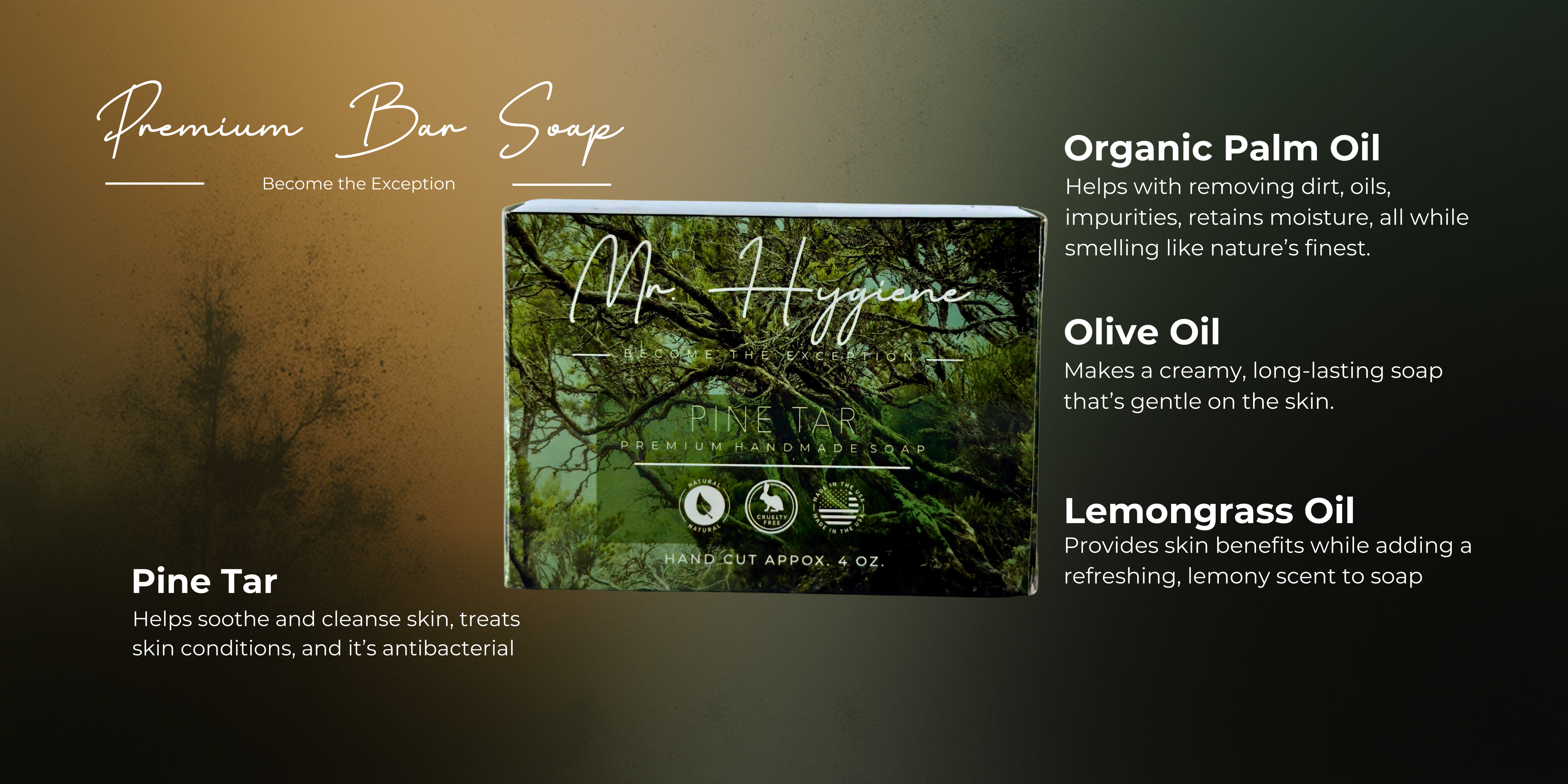 Pine Tar Soap Ingredient Benefits