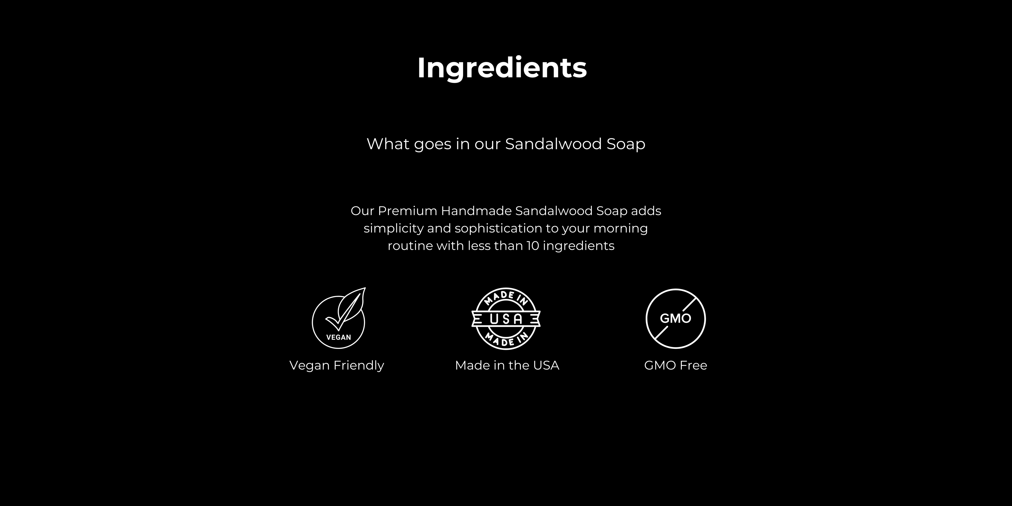 Luxury soap bar ingredients for clean, moisturized skin