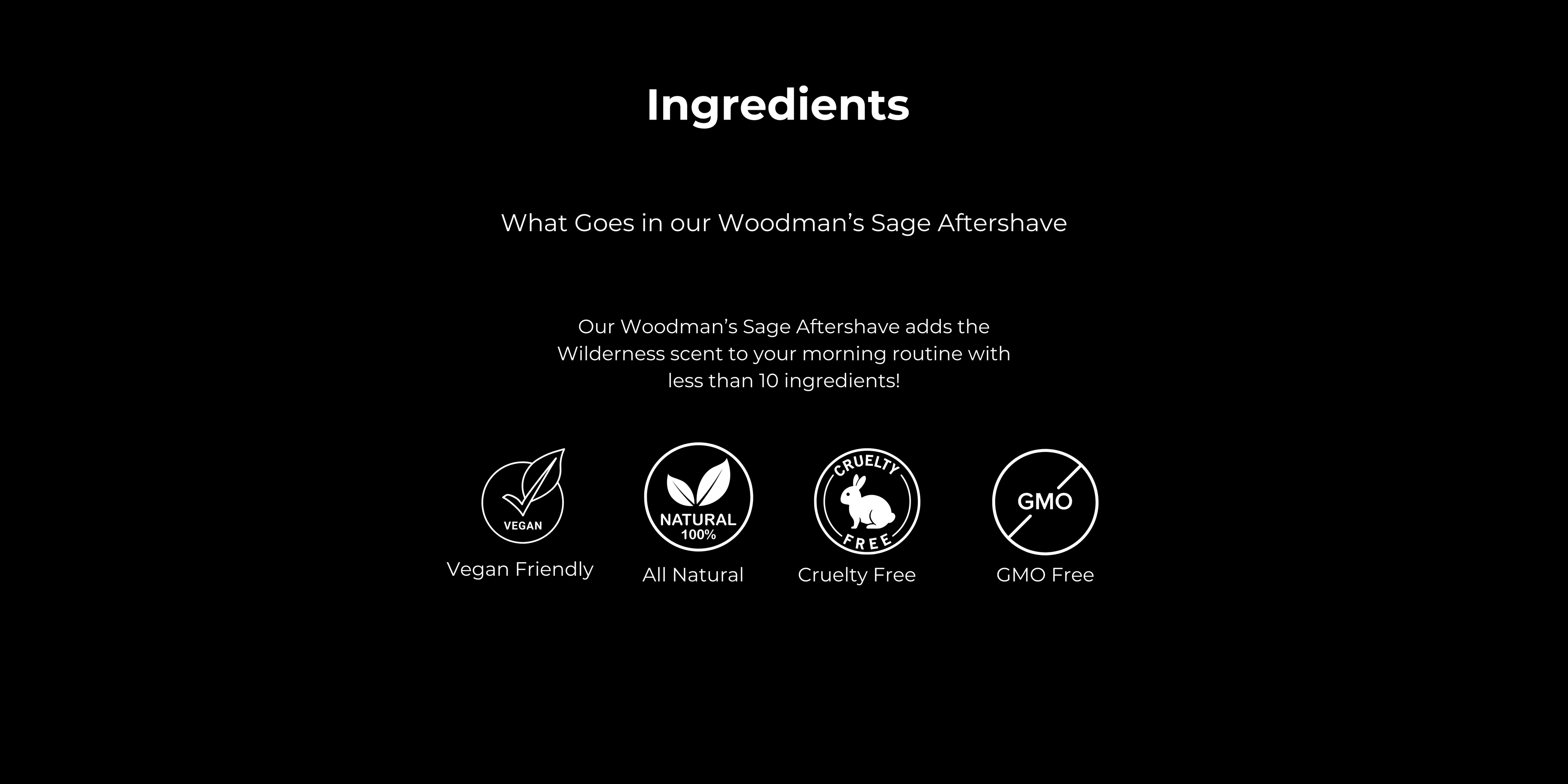 Woodmans Sage Mens Aftershave Safe Badges