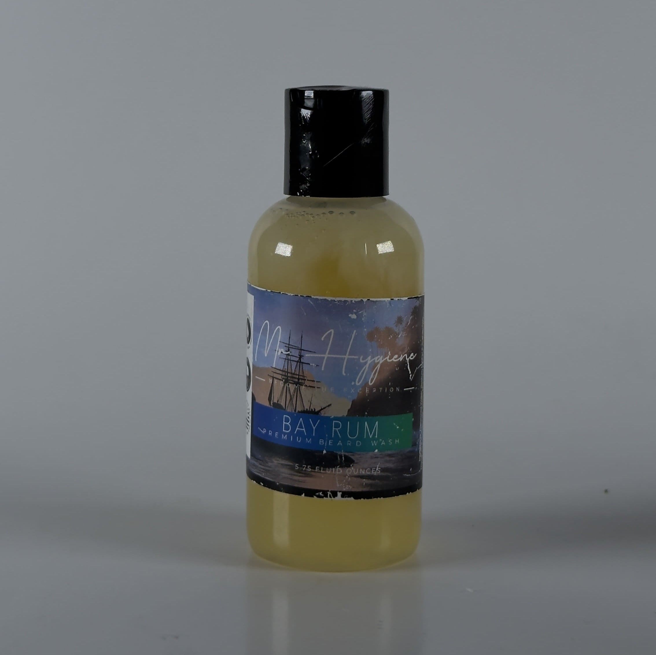 bay rum beard wash white background