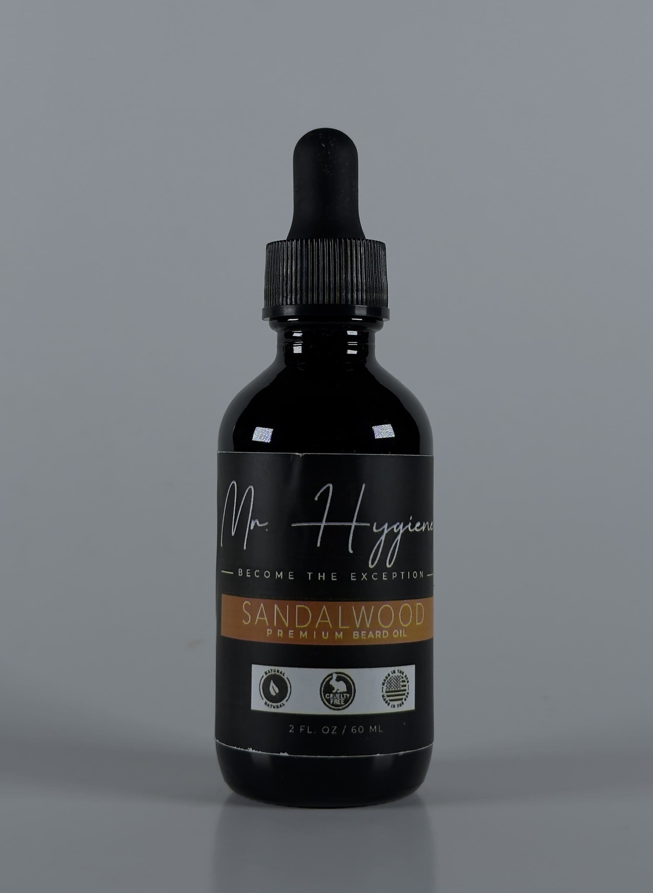 sandalwood beard oil photo shoot
