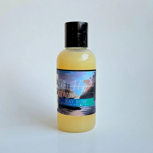 beard wash with white background