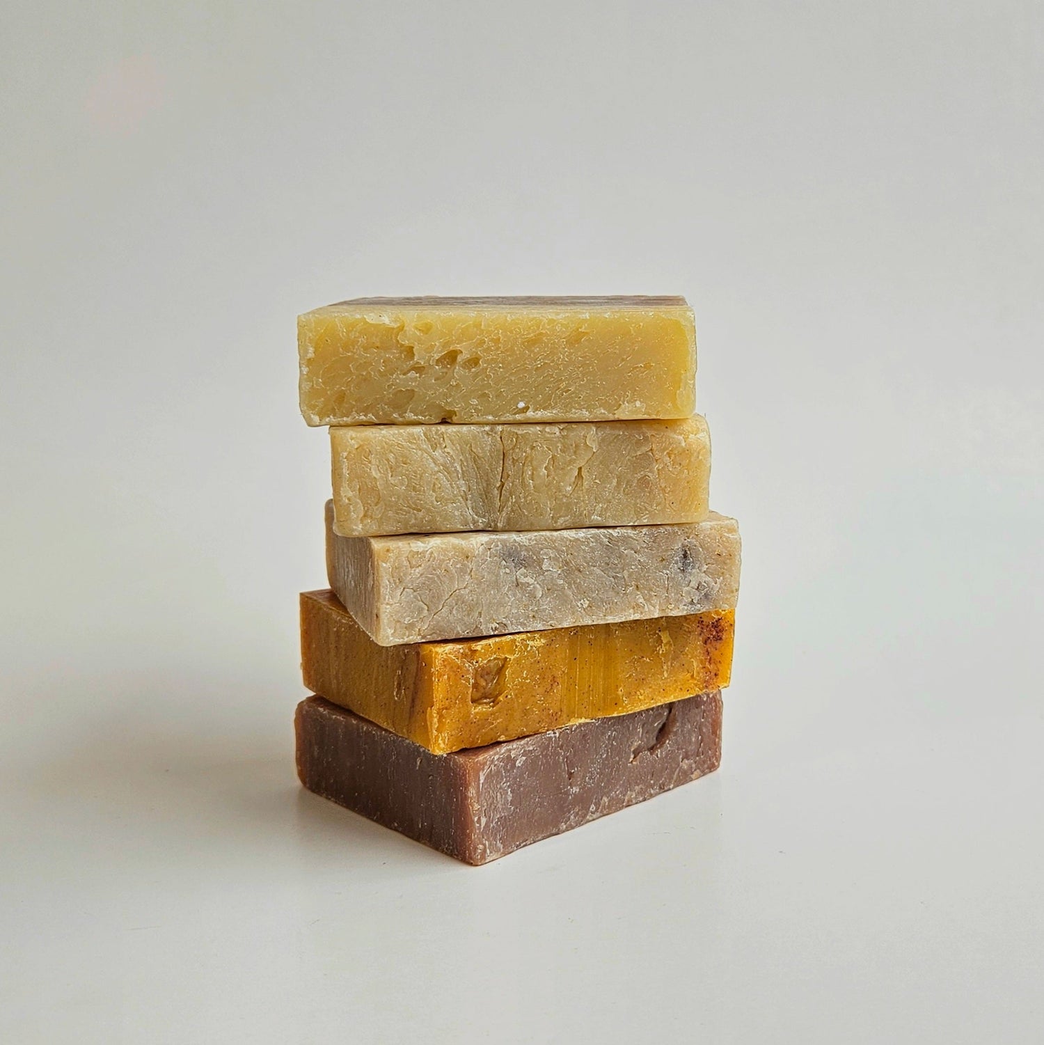 bar soaps stacked on each other