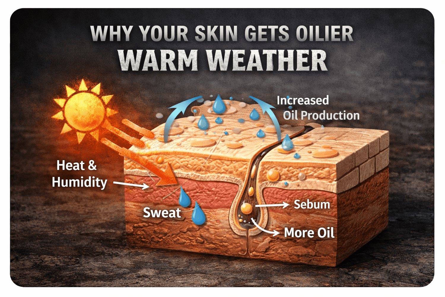 Why Your Skin Gets Oilier in Warmer Weather (And What to Do About It) - Mr. Hygiene
