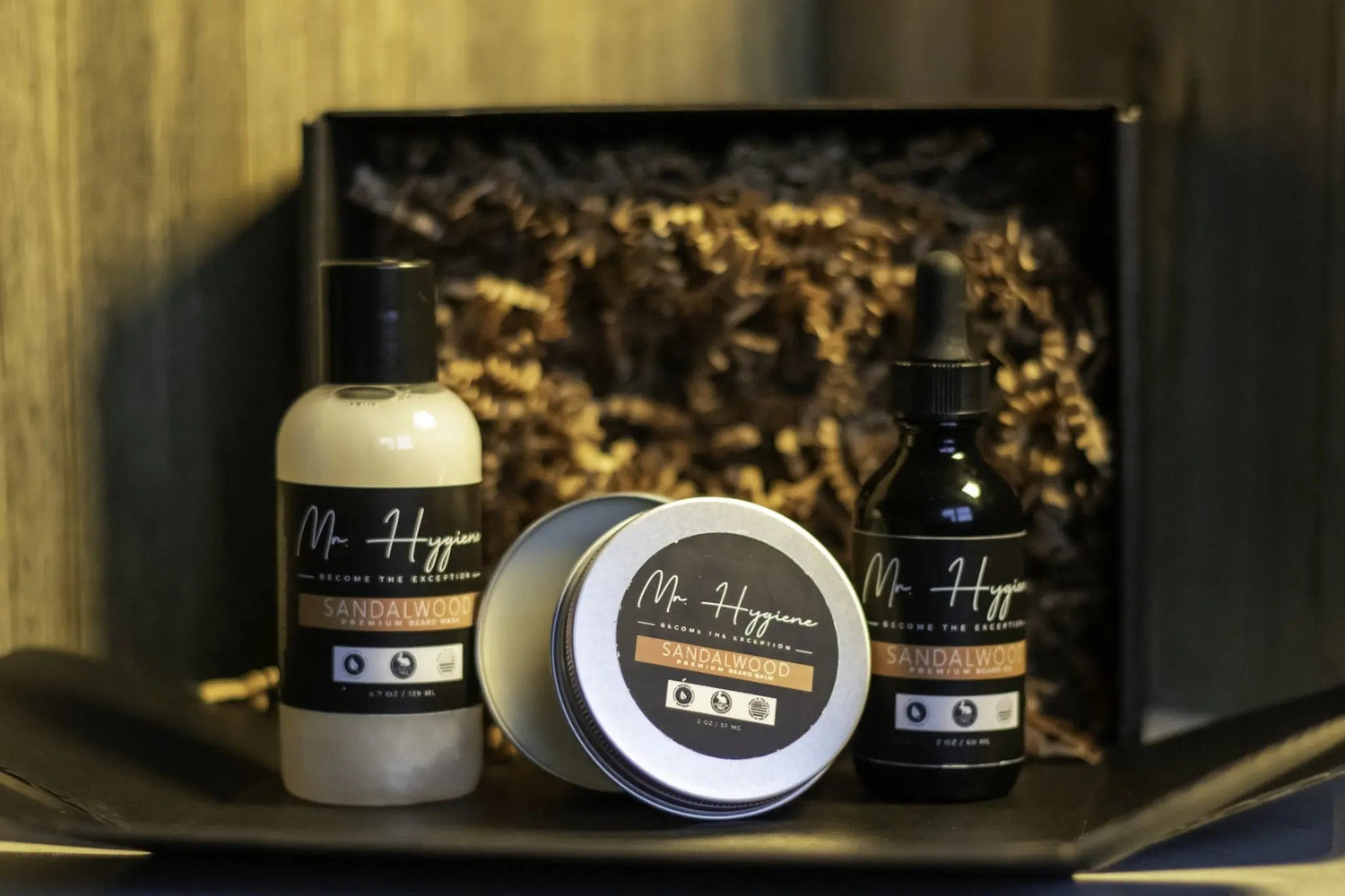 Sandalwood Beard Kit - Mr. Hygiene