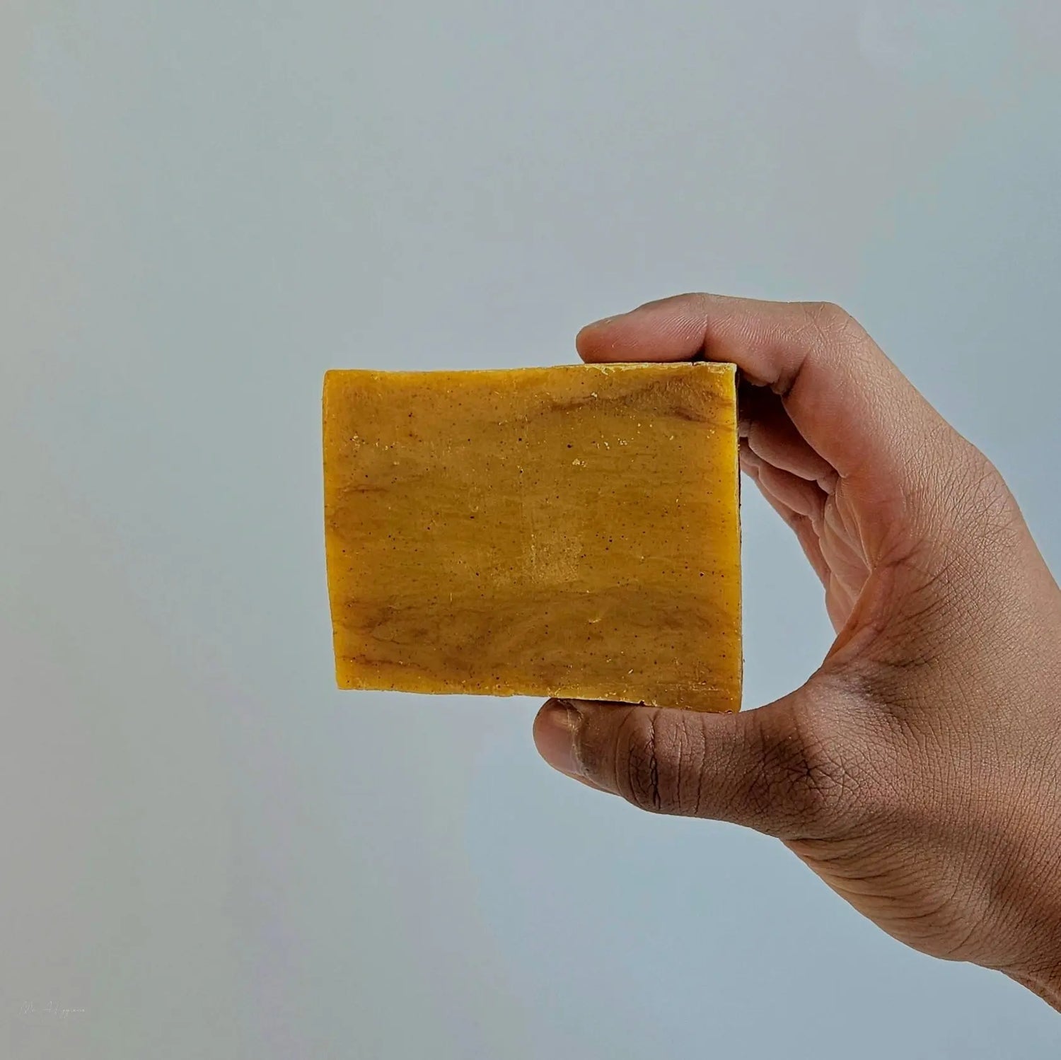 Bay Rum Mens Soap in hand shot