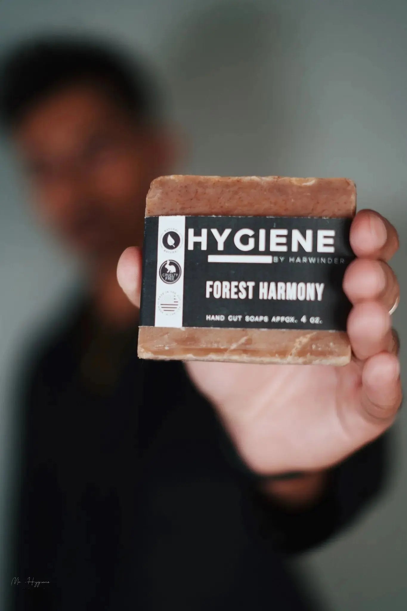 Forest-Harmony-Bar Soap in hand