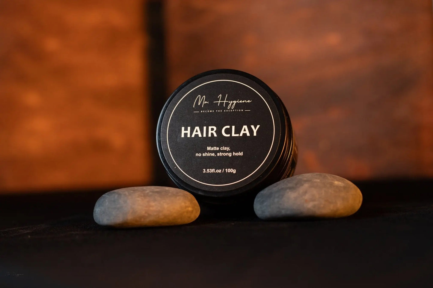 Hair Clay with rocks