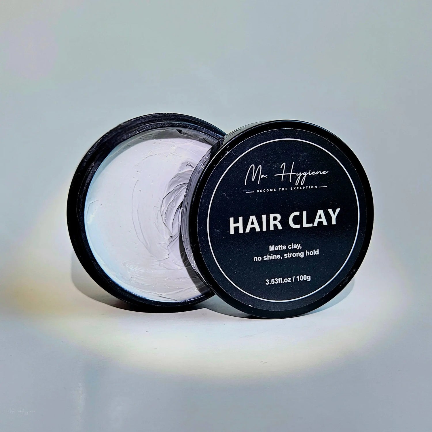 Hair Clay Product Shot in light