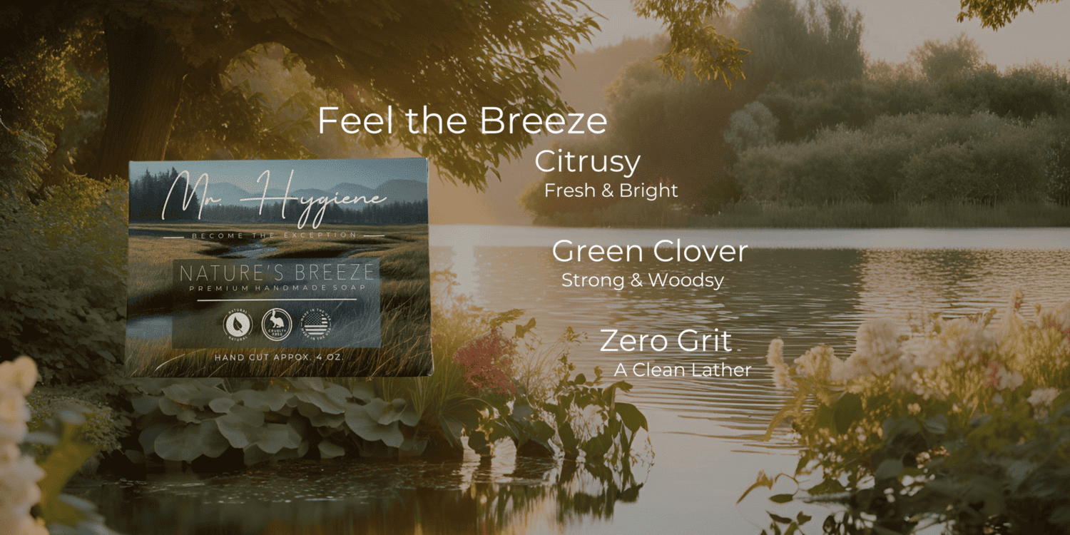 Natures Breeze Mens Bar Soap 