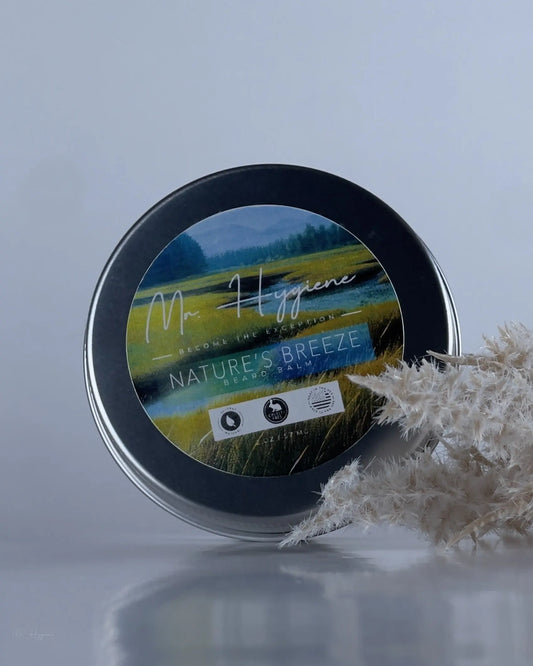 Organic Beard Balm White Background