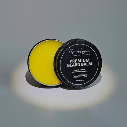 Premium Beard Balm opened spotlight 