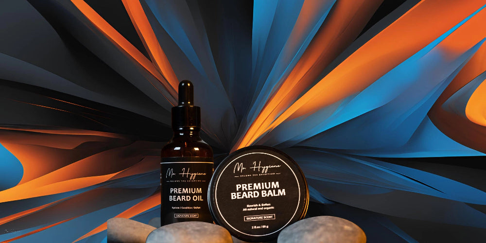 Premium Beard Oil and Balm Set 