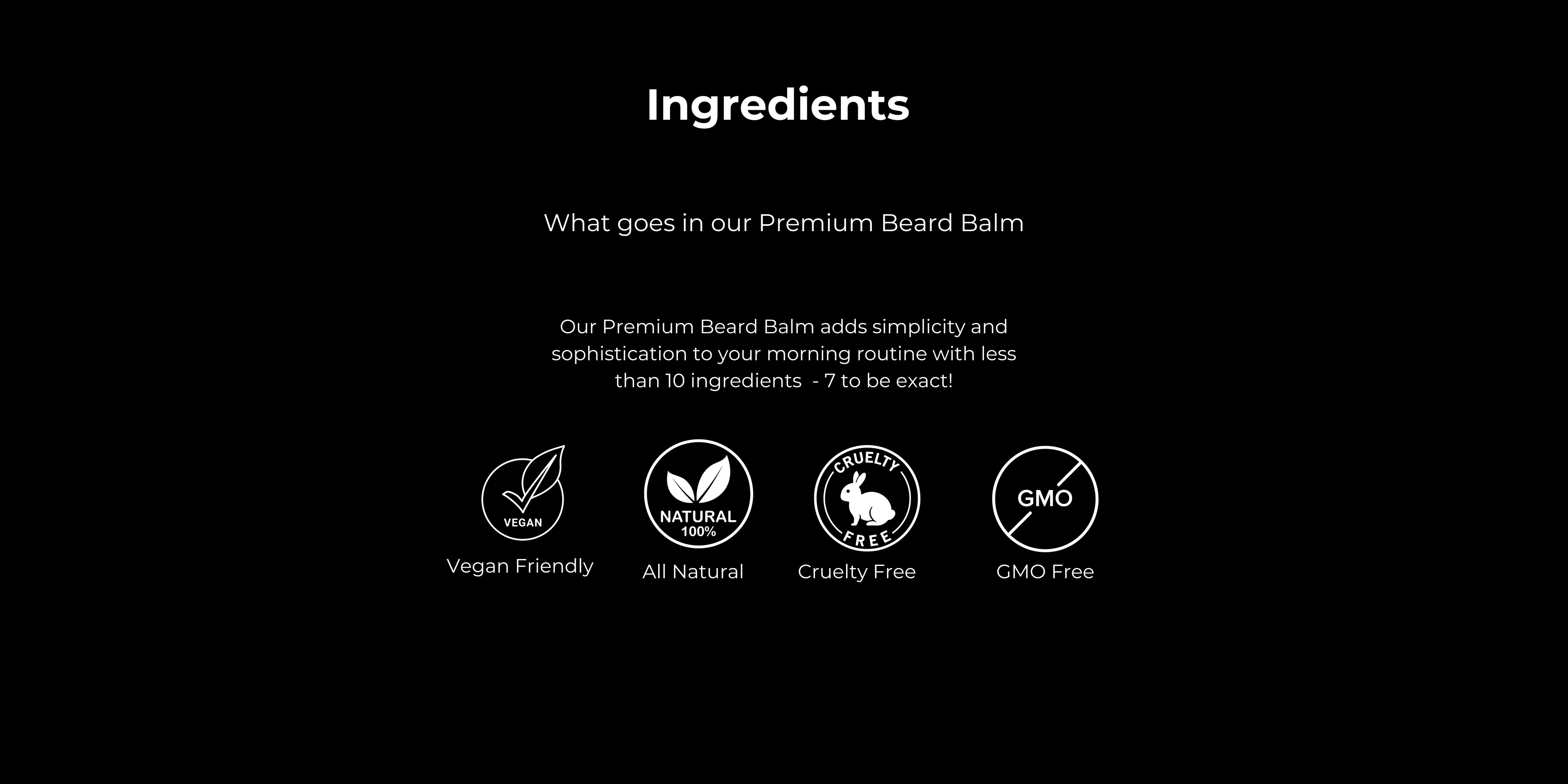 Premium Beard Balm Benefits