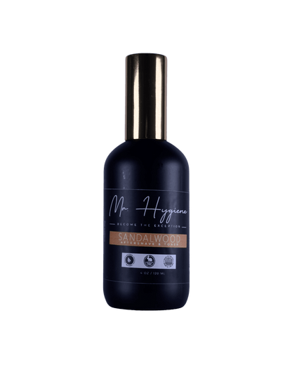 front view aftershave in spray on cap