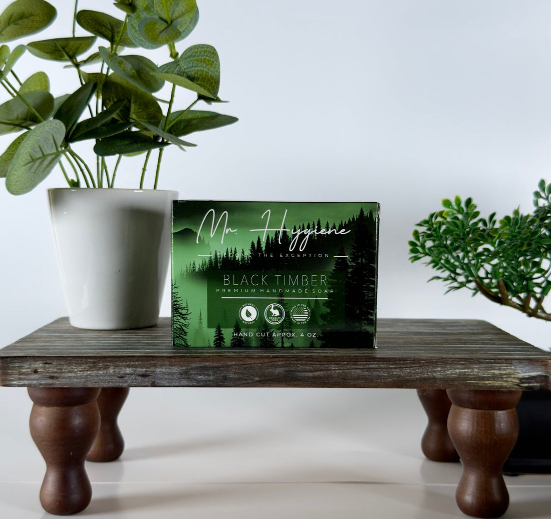 Black Timber Soap - Mr. Hygiene
