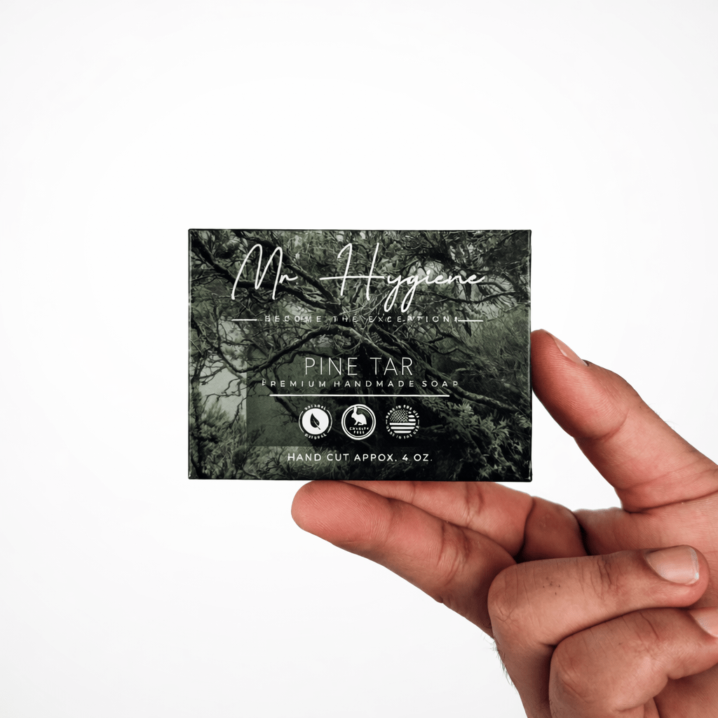 Pine Tar Bar Soap – Deep - Cleansing Natural Bar for Men - Mr. Hygiene