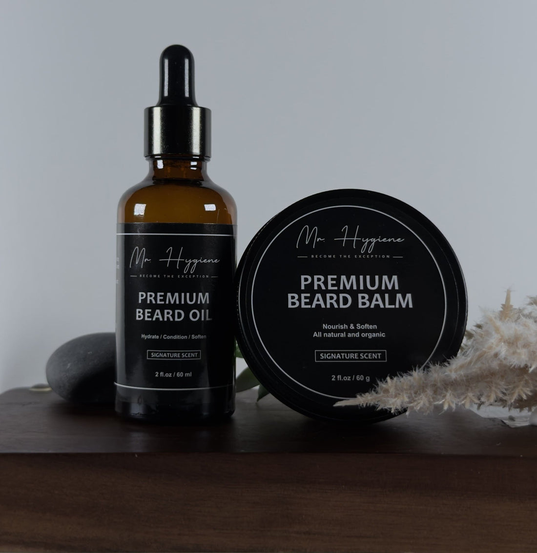Premium Beard Oil and Balm Set - Mr. Hygiene