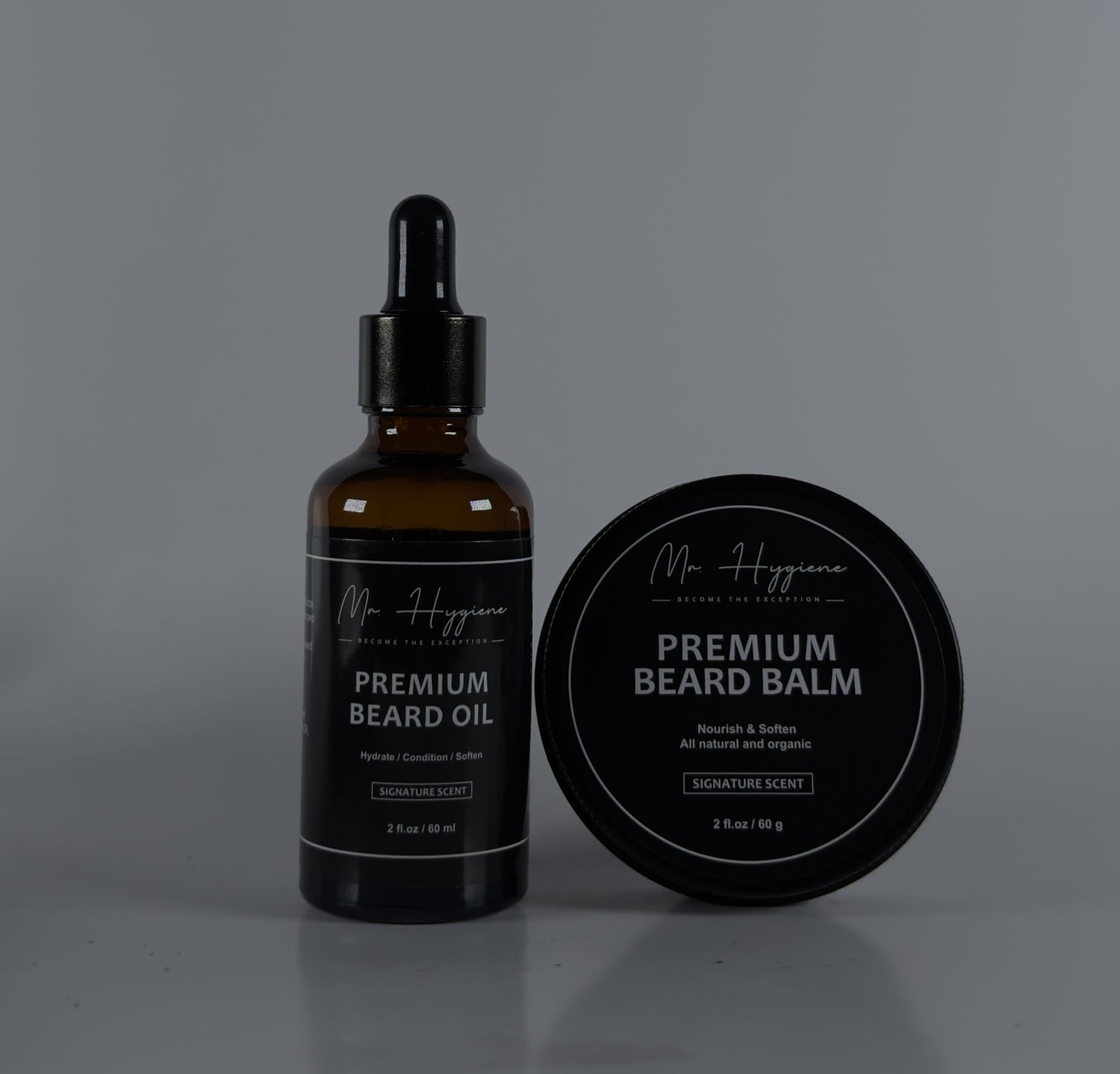 premium beard kit with white background